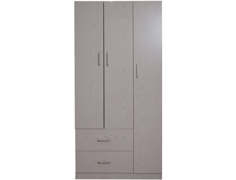 Roupeiro  Carvalho (Aglomerado de Melamina - 90x180x42 cm)