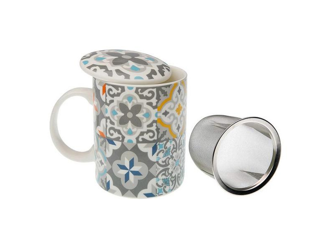 Chávena com Filtro para Infusões Alfama Porcelana