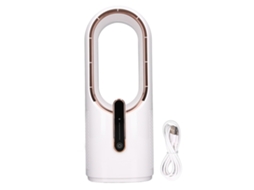 Ventilador Sem Lâmina Mini 3 Velocidades Usb Portátil