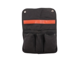 Organizador Lateral para Silla Multifuncional Bolsa de Armazém para Camping Praia Preto