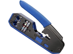 Alicate De Crimpagem Rj45 Para Conectores Ethernet Cat6a, Cat6 E Cat5e, Leve, Feito De Abs E Aço