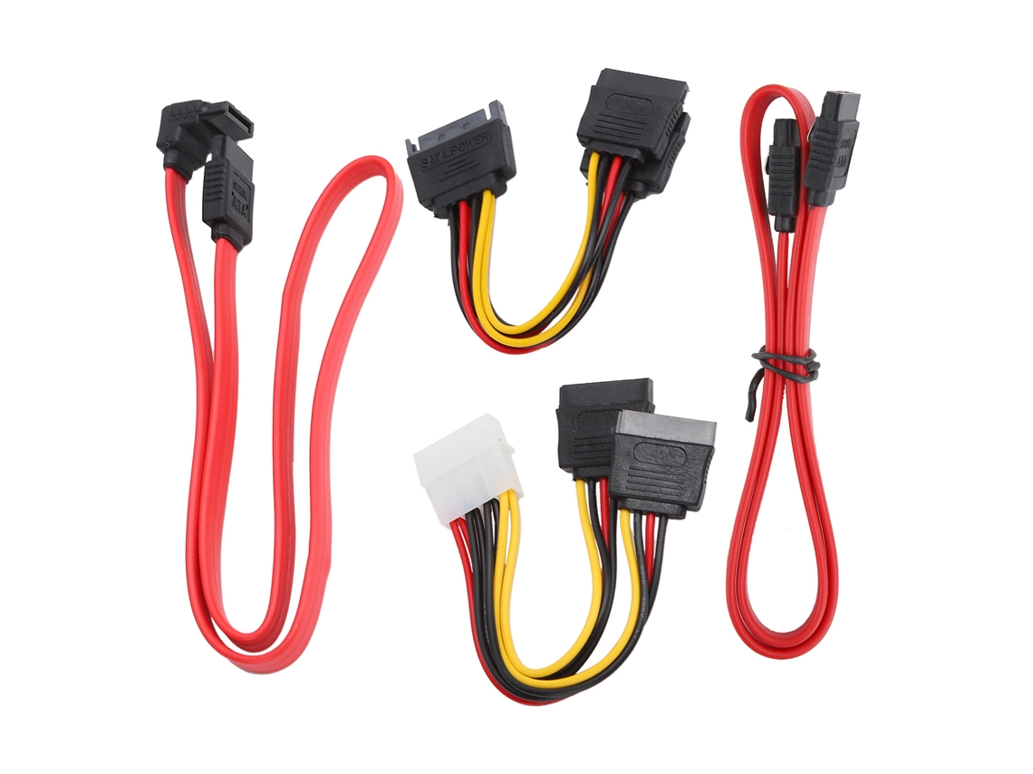 Cabo De Transferência De Dados Ide Para Cordo De Energia Ata/sata Macho Para 2 Fêmea Extensor Splitter