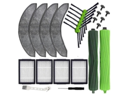 Para Combo J7 J9 Kit De Aspirador De Pó Robô Peças De Reposição Acessórios Escova Principal Escova Lateral Filtro Hepa Panos De Esfregão Brilvibera