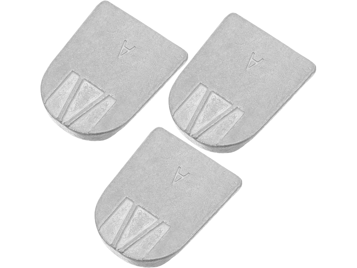 Conjunto De 3 Placas Montagem Em Liga Alumínio Para Suporte Espelho Retrovisor Externo,