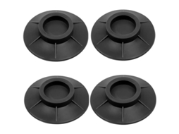 Conjunto de 4 Tapetes Anti vibração para Máquina de Lavar Reduz Ruído, Adequado para Todos os Modelos