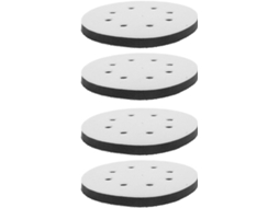 Conjunto De 4 Almofadas Esponja Preta Absorventes Impacto, Fáceis