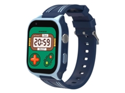 Relógio inteligente infantil DH18 4G de 1,83 polegadas com chamadas 4G, câmera SOS e jogos, bicicleta elétrica Blue Ly