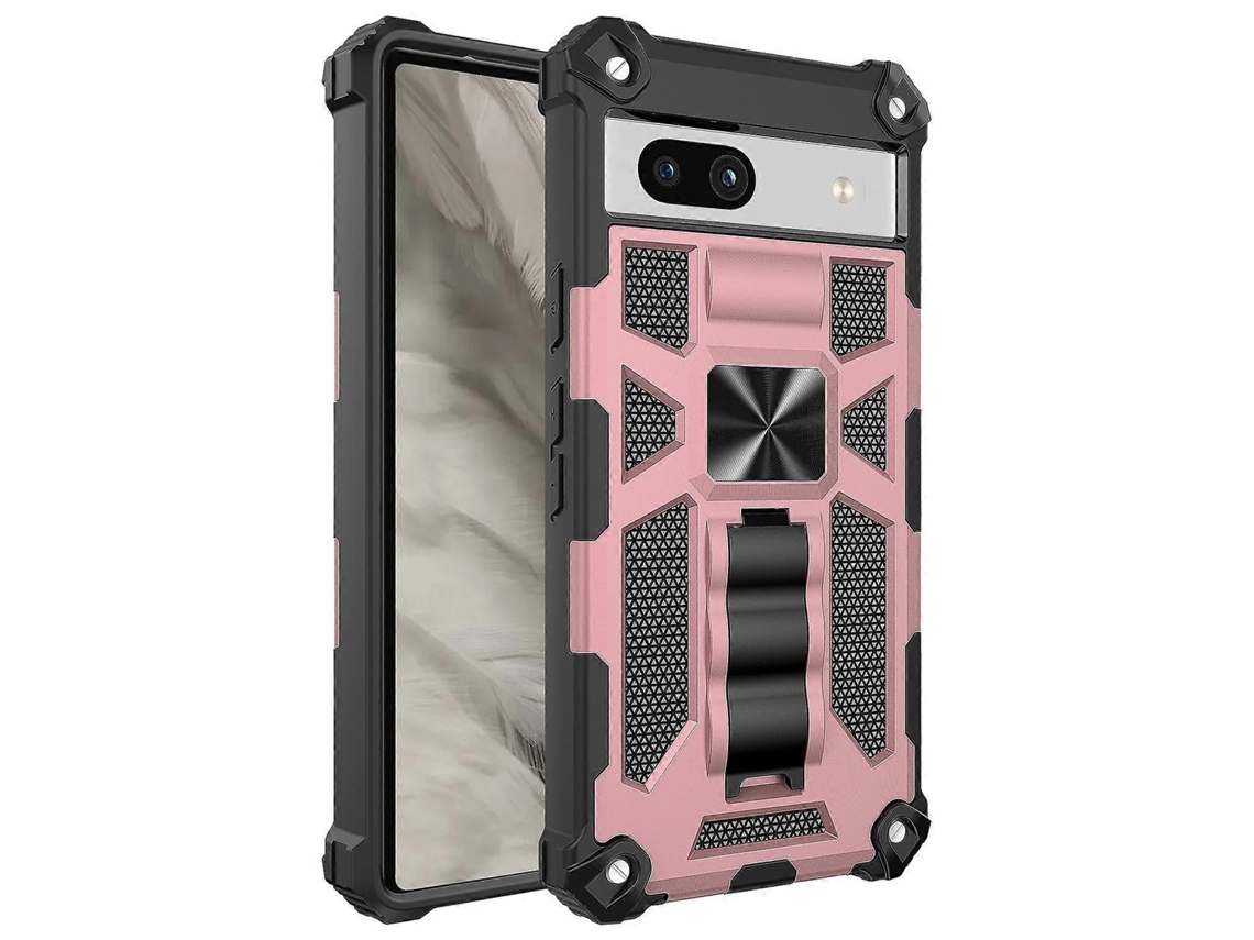 Capa Magnética De Tpu À Prova De Choque Com Suporte Para Google Pixel 7a