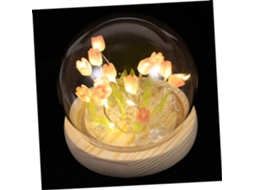 Luminária Noturna Tulipa Artesanal Ultech Conjunto Com 1 Unidade Luz