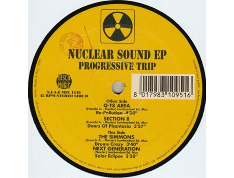 Vinil Nuclear Sound Ep Progressive Trip Discomagic Records