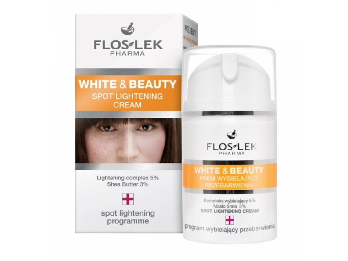 Creme Clareador Flos Lek White Beauty 50 Ml Floslek