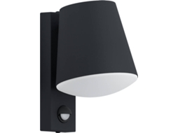 Candeeiro Exterior de Parede EGLO Caldiero Sensor Preto