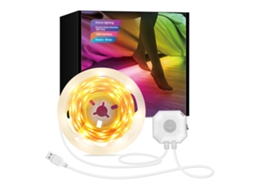 Fita Led Sensor Rgb 5 M Usb Bluetooth Controlo Por App Flexível Para Quarto E Cozinha - Lurelia