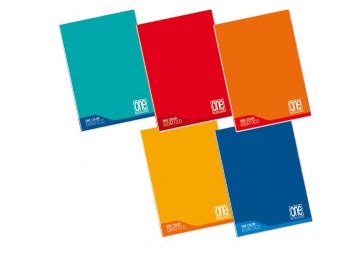 BLASETTI One Color Maxi Notebook e Bloco A4 19 Folhas Multicolor