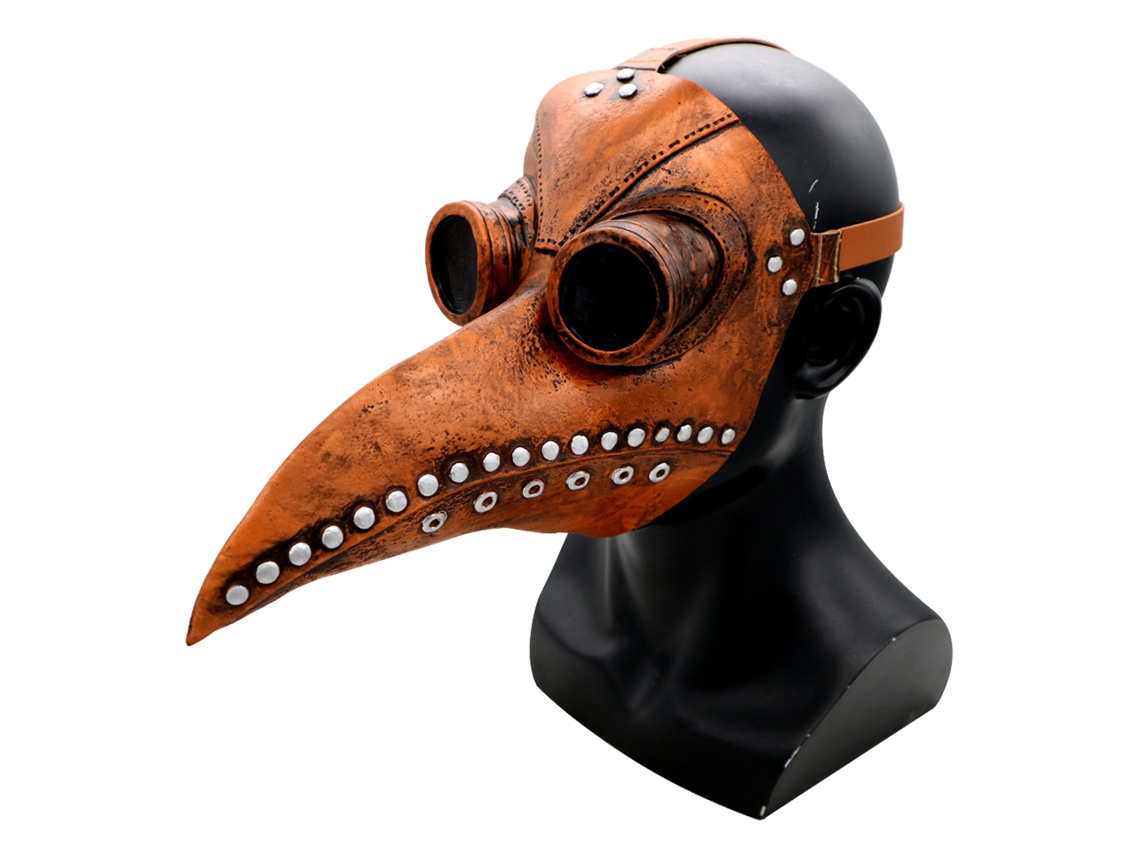 Máscara De Pássaro Médico Com Bico Longo Para Halloween