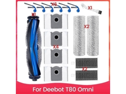Escova lateral, filtro Hepa e pano de microfibra para T80 Omni | S/MARCA