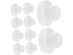 Rolhas De Silicone Reutilizáveis E Duráveis Em Branco Solução Prática Para Embalagens, Pacote Com 10 Unidades, Para