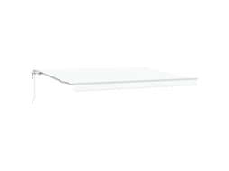 Toldo Retrátil Automático Branco Vidaxl Branco Poliéster (4.5 X 3 M)