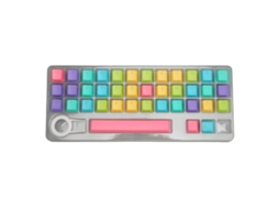 39 teclas mecânicas retroiluminadas de PBT DIY com asa para teclado mecânico | S/MARCA