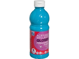 Tinta Acrílica LEFRANC&BOURGEOIS ED Cor Brilhante 0,5L Azul Turquesa