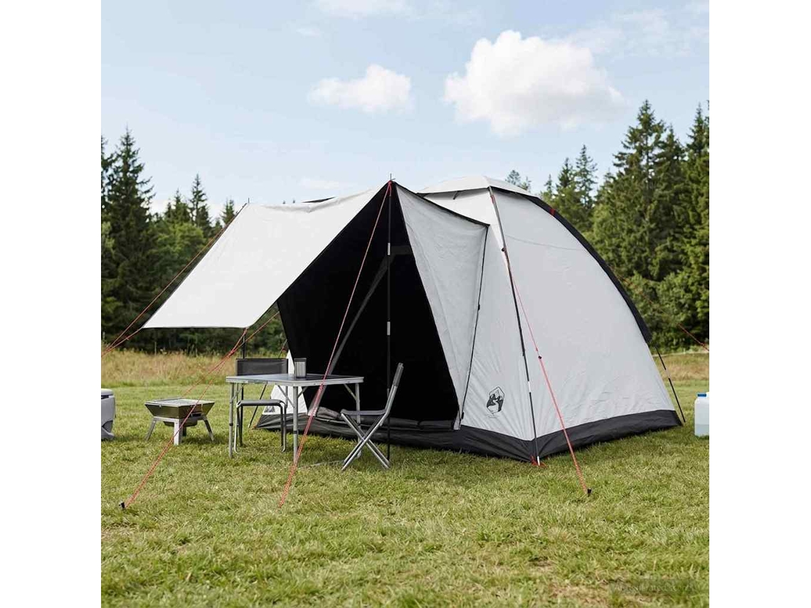 Vidaxl Barraca De Camping Branco Blackout 190 X 140 X 105 Cm