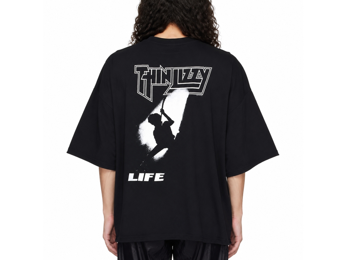 Thin Lizzy Life T-shirt Classic Unisex Adults Size:m