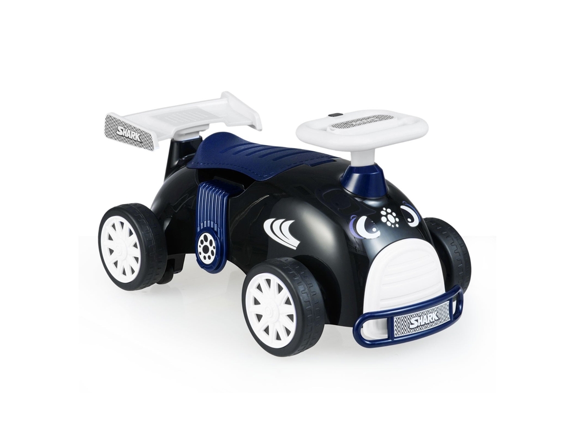 Carrinho Elétrico Infantil com Música e Espaço de Armazenamento Design Tubarão NORTHIX