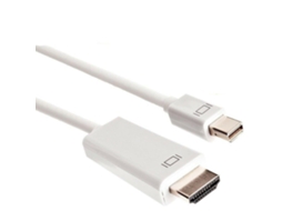 Adaptador De Cabo Mini Displayport Para Hdmi 1080p Hd Compatível Com Macbook Pro Air 1,8 M 6 Pés Slowmoose