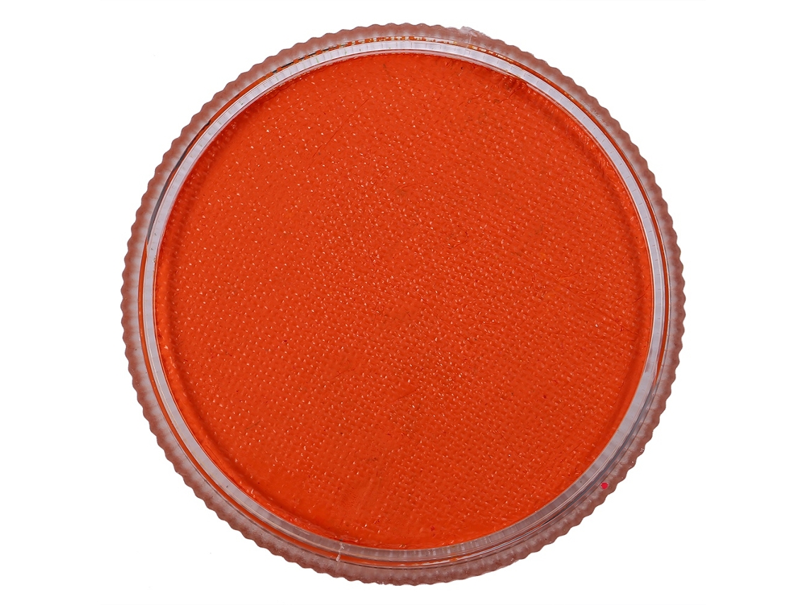 Pigmento Profissional Pintura Corporal Mate Laranja Brilhante À Base De Água