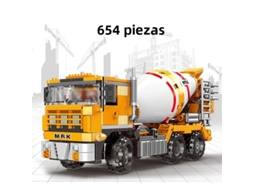 Blocos de Montar Moc para Crianças Brinquedo de Engenharia Diy Escavadeira MDUG (estilo 6)