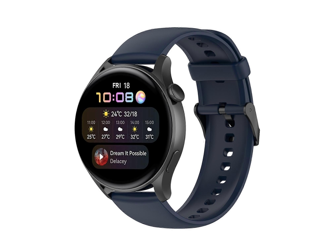 Pulseira De Silicone Macio De Cor Sólida Para Huawei Watch3 Pro