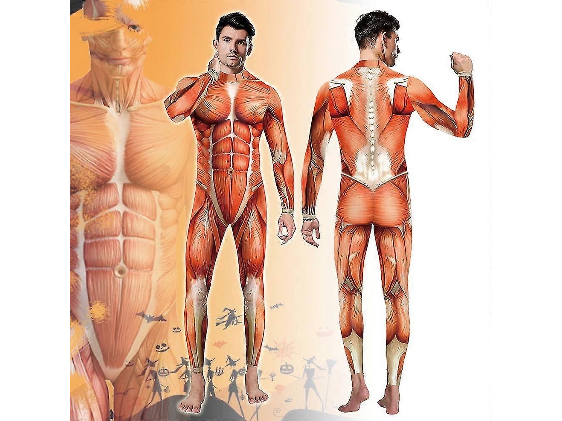 Leggings Com Modelagem Muscular De Uma Peça Para Apresentação De Halloween Olysi Shop