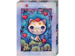Puzzle 1000 peças Dreaming Strawberry Kitty (Idade minima recomendada: 14 anos)