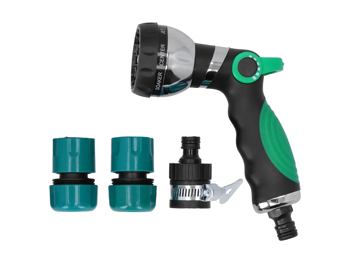 Conjunto de Conector Rápido Pulverizador de Água 8 Modos Jardim Mangueira Antiderrapante G3/4 S/MARCA