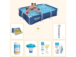 Bestway Piscina Bestway Steel Pro Retangular - 300x201x66 Cm - 7-peças S22298