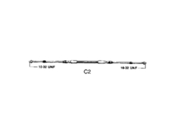 Cabo de Controle C2 Prateado 21´ULTRAFLEX