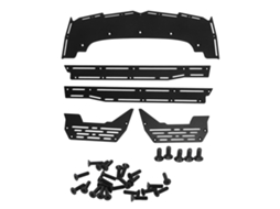 Mali pedal Lateral de Alumínio para Carros Rc Arrma 1/7 1/8 Peças de Upgrade Resistente e Leve Preto