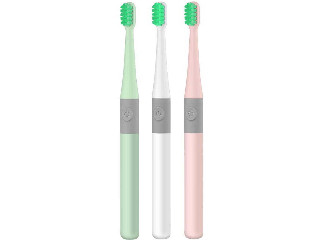 Escova de dentes elétrica sônica, 90 dias de uso, essencial para viagens, design à prova d'água e portátil, Lyx (pacote com 3)