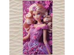 Toalha De Praia Microfibra Barbie