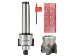 Precisão de Metal Cnc Máquina-Ferramenta Mt3-Fmb22 M12 Titular Face Mill Caramanchão 10 Peças Inserções de Carboneto Ferramenta de Torneamen Prata