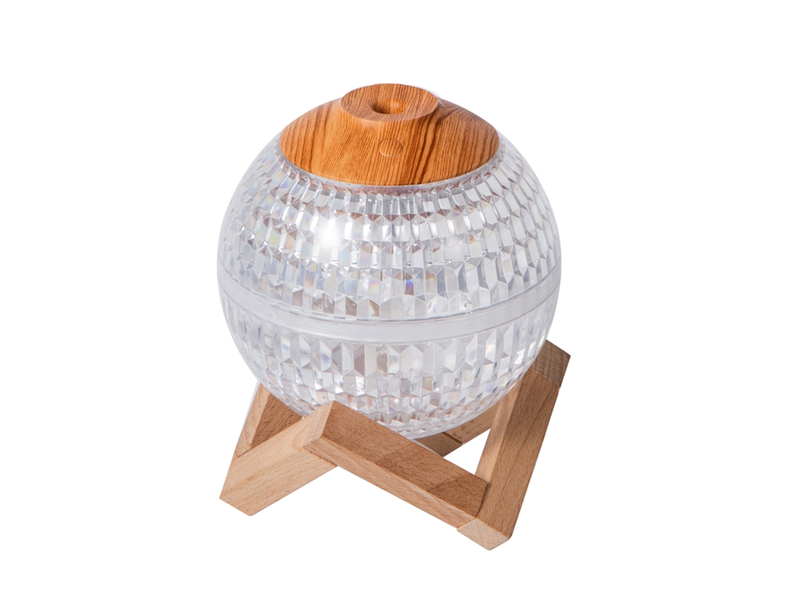 Umidificador De Esferas De Cristal Para Quarto Doméstico, Luz De Atmosfera Colorida Para Mesa Planetária, Pequena Luz Noturna
