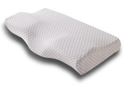 Almofada de Encosto de Cabeça, Espuma Viscoelástica, Ergonômico, Hipoalergênico, Respirável, Lavável, Capa Removível, Cinza AQUAFORGE
