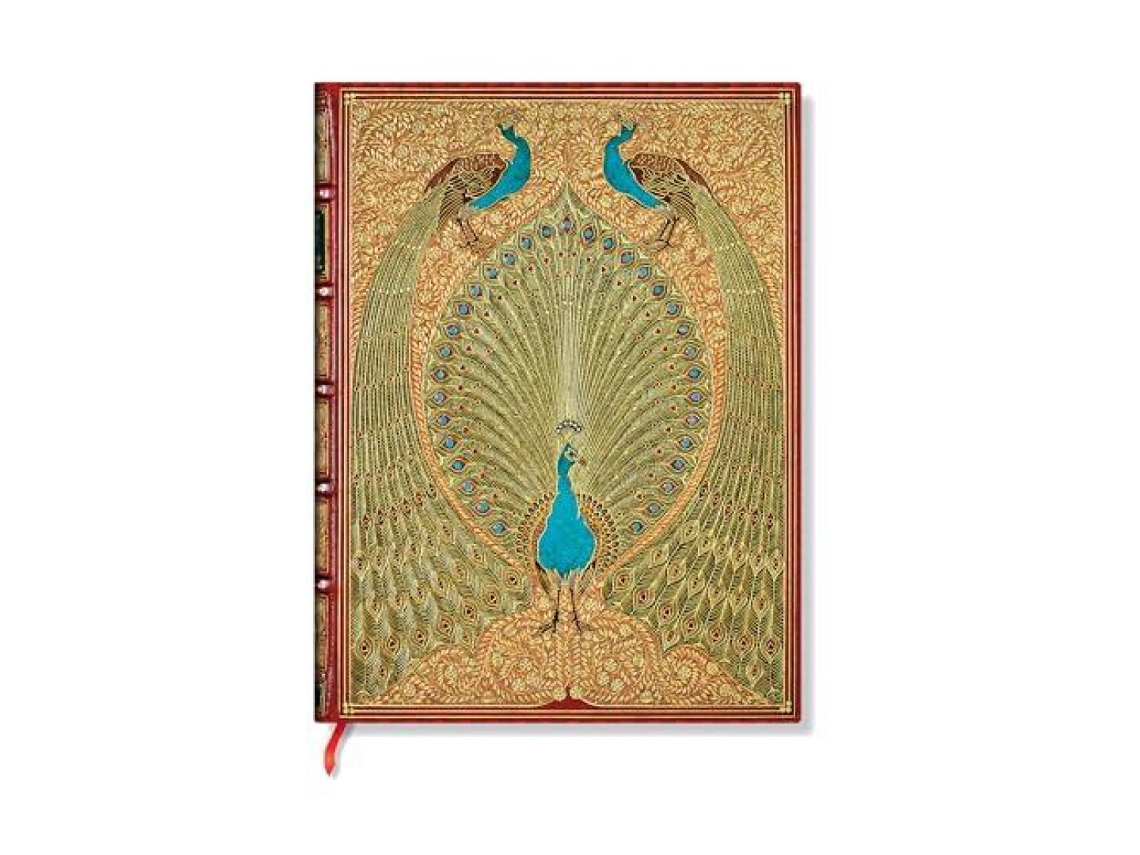 Livro Hafizs Peacocks Ultra Unlined Hardcover Journal de Paperblanks (Inglês)
