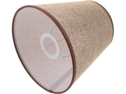 Abajur De Mesa Leve Em Linho E27 Cm Para Quarto