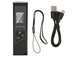 Medidor De Distância A Laser 131 Pés Com Lcd Usb