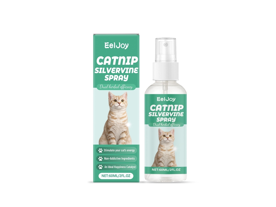 Spray de Catnip para Gatos, Estímulo Natural e Enriquecimento LAXISCREED
