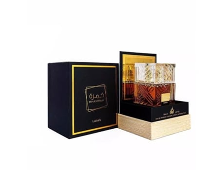 Perfume Clássico Khamram Para Homens E Mulheres Com Fragrância Duradoura (caixa De Madeira, Preta, 100 Ml)