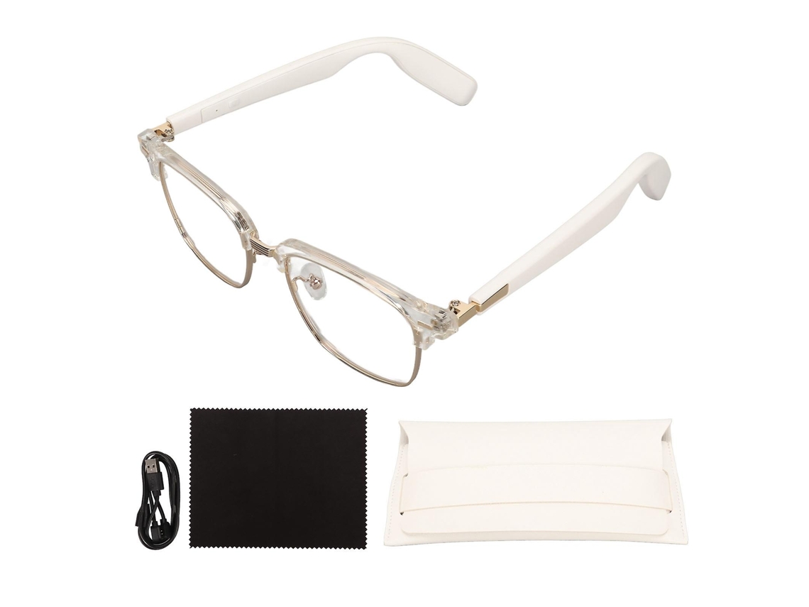 Smart Oculos De Ouvido Aberto Com Proteção Contra Luz Azul, Design À Prova D'água E Bluetooth 5.3.