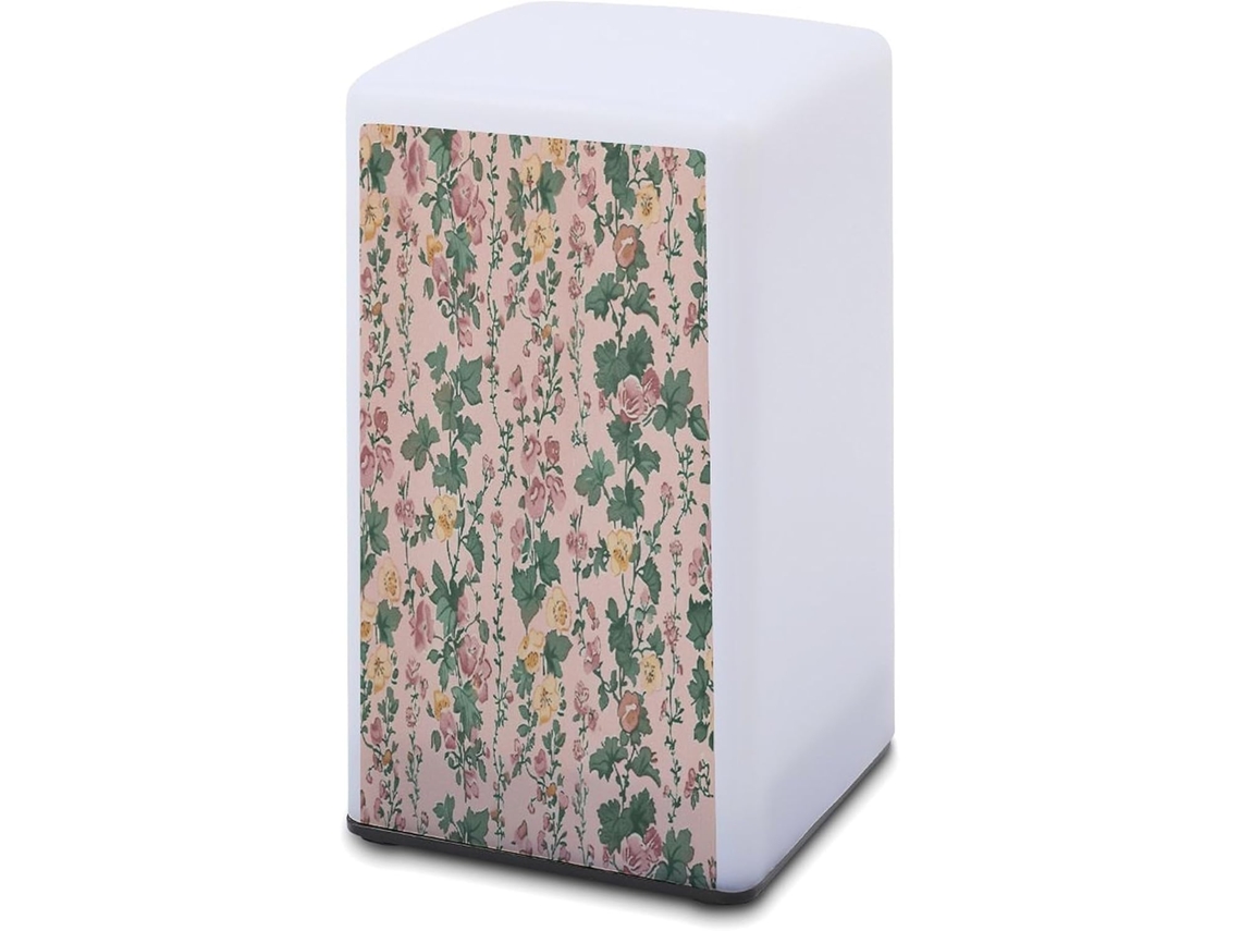 Luminária De Mesa A Bateria Com Pequeno Padrão Floral, Ideal Para Leitura No Escritório Ou Quarto, Protege Os Olhos E