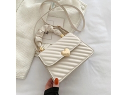 Bolsa Tote Romb Feminina, Ombro Branca AQUAFORGE
